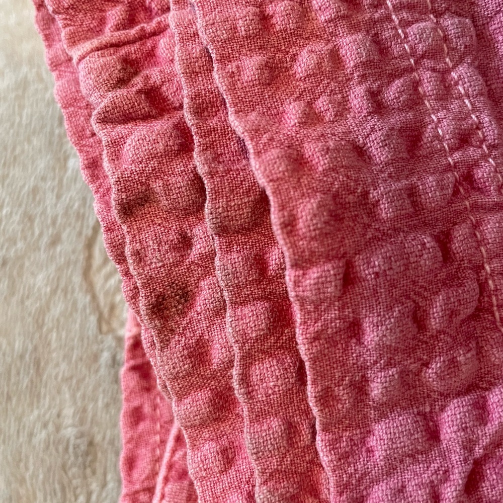 Free‎ People Pink Textured High Waisted Pants - Picture 11 of 14
